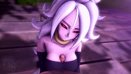 black_sclera breast_play breasts clothed clothed_sex clothing disembodied_penis duo ear_piercing ear_ring erection eye_contact female first_person_view genitals human_on_humanoid interspecies looking_at_another looking_at_viewer male male/female male_pov not_furry nude penis piercing red_eyes ring_piercing sex solo_focus titfuck titfuck_under_clothes greatm8sfm dragon_ball dragon_ball_fighterz android_21 majin_android_21 alien alien_humanoid demon human humanoid majin mammal 16:9 3d_(artwork) 3d_animation animated digital_media_(artwork) no_sound short_playtime source_filmmaker_(artwork) video widescreen
