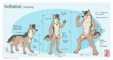 animal_genitalia animal_penis anthro aroused balls border canine_genitalia canine_penis claws darkened_balls darkened_genitalia dew_claws ear_clip erection eyewear feral genitals glasses jewelry knot knotted_penis male necklace nude open_mouth penis sheath shepherd solo standing stated_height stated_penis_size stated_weight text tongue tongue_out white_border fennec_(artist) mythology kelbalrai canid canine mammal werecanid werecanine werecreature weredog digital_media_(artwork) english_text hi_res model_sheet sketch