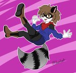 anthro crossgender male solo jdanieloart tokyo_raccoon mammal procyonid raccoon absurd_res hi_res