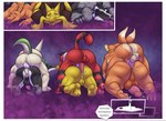after_transformation alakazam anal anal_penetration anthro anthro_on_anthro anus balls big_butt biped black_balls black_body bodily_fluids butt charizard chesnaught claws comic cum dialogue doost dragon english_text feet felid floatzel from_behind_position fur generation_1_pokemon generation_4_pokemon generation_6_pokemon generation_7_pokemon generation_8_pokemon genital_fluids genitals grey_body grey_claws grey_fur group group_sex incineroar jockey_position kissing larger_penetrated looking_pleasured male male/male male_penetrated male_penetrating male_penetrating_male mammal muscular muscular_anthro muscular_male mythological_creature mythological_scalie mythology nintendo obstagoon orange_balls orange_body orange_skin parallel_sex penetration penile penile_penetration penis penis_in_ass pink_penis pokemon pokemon_(species) purple_background rear_view red_penis scalie sex simple_background size_difference small_dom_big_sub speech_bubble text toes tongue tongue_out white_balls white_body white_claws white_penis white_skin yellow_balls yellow_body yellow_skin