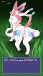 anus butt female feral genitals looking_at_viewer looking_back open_mouth presenting presenting_hindquarters pussy solo text mbhen114_(artist) misaeldm nintendo pokemon eeveelution generation_6_pokemon pokemon_(species) sylveon 2021 english_text hi_res