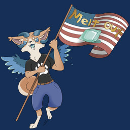 anthro charging curled_tail female female_anthro horizontal_eyes looking_at_viewer politics running running_towards_viewer simple_background solo tail transparent_background united_states_of_america wings wings_open wanko_(artist) asian_mythology east_asian_mythology japanese_mythology mythology canid canine canis domestic_dog hainu hybrid mammal shiba_inu spitz yokai 1:1 alpha_channel hi_res