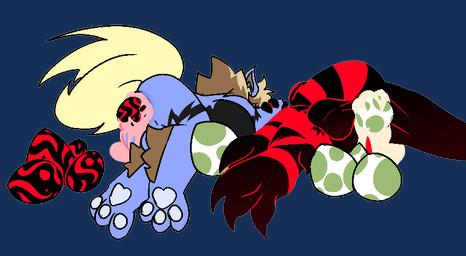 3_toes anthro backsack balls blue_body blue_fur bodily_fluids claws clothing colored_cum cum cum_on_ground duo egg egg_from_ass feet footwear fur genital_fluids genitals hand_holding legwear male male/male on_ground oviposition pattern_clothing pattern_legwear pawpads pink_cum pregnant pregnant_male simple_background socks striped_clothing striped_legwear stripes toe_claws toes transparent_background unusual_bodily_fluids unusual_cum unusual_genital_fluids casualredjerk nintendo pokemon red_(casualredjerk) steele_wheelie_(character) arcanine generation_1_pokemon monster pokemon_(species) alpha_channel