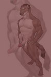 abs anthro athletic athletic_anthro athletic_male balls bedroom_eyes blue_eyes bodily_fluids brown_body brown_fur eyewear foreskin fur genital_fluids genitals glasses grin holding_penis humanoid_genitalia humanoid_penis male masturbation multicolored_body multicolored_fur muscular narrowed_eyes nude partially_retracted_foreskin pecs penile penile_masturbation penis precum seductive smile solo standing teeth two_tone_body two_tone_fur fanofthefurr echo_(series) echo_project the_smoke_room clifford_tibbits mammal mustelid musteline stoat true_musteline weasel absurd_res hi_res