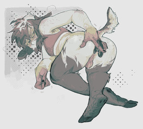 anal anal_masturbation anal_penetration arm_hair armpit_hair blush body_hair bottomless bra breath brown_hair butt buttplug buttplug_in_ass buttplug_insertion claws clothed clothing finger_claws floppy_ears freckled_butt freckled_shoulders freckles gynomorph hair hooves intersex masturbation object_in_ass penetration pink_bra pink_clothing pink_underwear plug_(sex_toy) plug_insertion presenting raised_tail sex_toy sex_toy_in_ass sex_toy_insertion solo sports_bra tail toying_self underwear katabanyasis henriette_(phimeirai) humanoid satyr colored_sketch sketch trans_(lore) trans_woman_(lore)