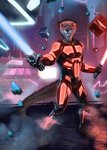 anthro blue_lightsaber clothing cyberpunk dual_wielding gameplay_mechanics holding_object holding_weapon latex male red_lightsaber rhythm_game science_fiction solo suit text virtual_reality weapon conditional_dnp latex_(artist) beat_saber facebook mammal mustelid otter game_(disambiguation) hi_res japanese_text