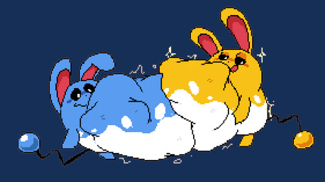 ambiguous_feral ambiguous_gender ambiguous_pred belly belly_markings belly_squish belly_to_belly big_belly black_nose black_sclera bloated blue_arms blue_belly blue_body blue_ears blue_face blue_feet blush closed_smile countershade_belly countershade_body countershading dot_nose duo feet feral feral_pred fully_inside half-closed_eyes hand_on_belly hand_on_own_belly huge_belly licking licking_lips licking_own_lips line_tail long_ears looking_aside looking_at_belly looking_at_own_belly looking_at_self markings monotone_arms monotone_face motion_lines mouth_closed multicolored_belly multicolored_body multiple_pred narrowed_eyes pink_inner_ear rumbling_stomach same_size_vore satisfied semi-anthro side_view simple_background sitting smile soft_vore squish standing struggling struggling_prey tail tail_orb thin_tail tongue tongue_out transparent_background two_tone_belly two_tone_body unseen_prey vore wavy_mouth wavy_smile white_belly white_body white_eyes white_markings yellow_arms yellow_body yellow_face yellow_feet meatcanister nintendo pokemon azumarill generation_2_pokemon lagomorph leporid mammal pokemon_(species) shiny_pokemon waddling_head 2026 alpha_channel digital_media_(artwork) english_description full-length_portrait pixel_(artwork) portrait