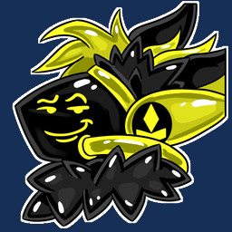 black_latex dot_eyes glistening glistening_body latex machine meme_face protogen_face protogen_visor scheming simple_background simple_eyes smug_face smug_grin sticker_pack yellow_latex riggedreded lenny_face protogen 1:1 2026 alpha_channel headshot_portrait meme portrait