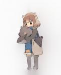 2019 ambiguous_gender animal_humanoid bag biped black_nose blush boots brown_body brown_clothing brown_eyes brown_footwear brown_hair carrying_another child clothed clothing common_wombat common_wombat_(kemono_friends) digital_drawing_(artwork) digital_media_(artwork) eyebrow_through_hair eyebrows eyes_closed female feral footwear full-length_portrait fully_clothed grey_background group hair humanoid iceeye_ena japanese kemono_friends larger_female larger_humanoid light_body light_skin looking_at_another looking_down looking_up mammal mammal_humanoid marsupial marsupial_humanoid overalls portrait quadruped shadow shoes short_hair simple_background size_difference smaller_ambiguous smaller_feral smile snout standing tan_body tan_skin translucent translucent_hair vombatiform vombatiform_humanoid wombat wombat_humanoid young