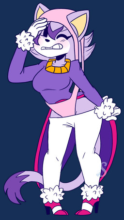 annoyed anthro atomic_wedgie blush clothing dipstick_tail female footwear front_view high_heels markings panties pink_clothing pink_panties pink_underwear purple_body shoes simple_background solo standing tail tail_markings transparent_background underwear wedgie wedgie_fetish flavoredsass sega sonic_the_hedgehog_(series) blaze_the_cat felid mammal absurd_res alpha_channel hi_res