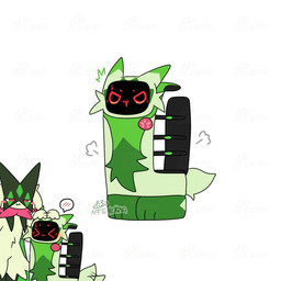 :3 >_< ambiguous_anthro ambiguous_gender anthro biped blush blush_stickers blush_symbol duo eyes_closed featureless_crotch fur green_body green_fur headpat implied_transformation kemono looking_at_another machine mask nude nude_ambiguous nude_anthro open_mouth petting red_eyes robotization screen screen_face simple_background speech_bubble standing sweatdrop_(iconography) tail tail_motion tailwag transformation white_background tontaro nintendo pokemon pudu_robotics bellabot felid feline floragato generation_9_pokemon mammal meowscarada pokemon_(species) robot 1:1 2025 colored digital_media_(artwork) pictographics
