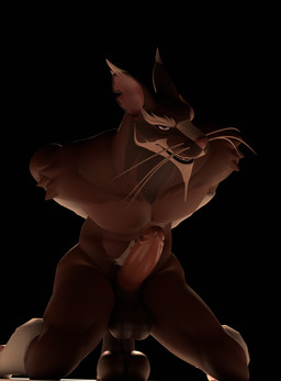 alinmak_(artist) animal_dildo animal_sex_toy anthro dildo equine_dildo erection genitals kneeling looking_at_viewer male penis sex_toy solo reptilligator_(modeler) teenage_mutant_ninja_turtles master_splinter hi_res