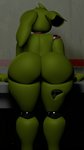 ambiguous_gender anthro big_butt butt green_body machine nude rear_view solo geometryboymejia five_nights_at_freddy's five_nights_at_freddy's_3 scottgames springtrap_(fnaf) lagomorph leporid mammal rabbit robot 3d_(artwork) 4k 9:16 absurd_res digital_media_(artwork) hi_res