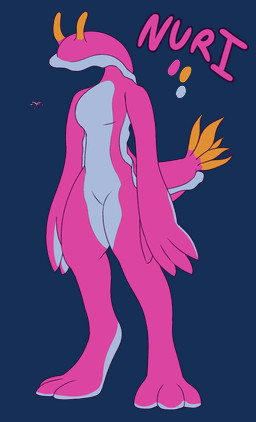 3_toes 4_fingers ambiguous_gender anthro breasts color_swatch countershading eyeless featureless_breasts featureless_crotch feet female fingers grey_body grey_countershading multicolored_body noseless nude_anthro pink_text solo tail text toes spezza aquatic aquatic_gastropod gastropod mollusk sea_slug slug 2022 alpha_channel character_name hi_res model_sheet story story_in_description
