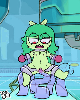 abdominal_bulge anthro anthro_penetrated collar double_spread female genitals laboratory penetration restrained restrained_by_tentacles sex solo spread_legs spread_vulva spreading teeth tentacle_penetration tentacle_sex tentacles tongue vulva young young_penetrated bunnyqueen cartoon_network ok_k.o.!_let's_be_heroes fink_(ok_k.o.!_lbh) mammal murid murine rat rodent 4:5 animated