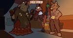 anthro arm_cast canid canine canis child comic coyote ctrl-atl-replace7888 daughter_(lore) dialogue elderly_female family_guy female grandchild_(lore) grandmother_(lore) grandparent_(lore) grandparent_and_grandchild_(lore) group hi_res laika_(laika_aged_through_blood) laika_aged_through_blood mammal markings mature_female maya_(laika_aged_through_blood) midriff mother_(lore) mother_and_child_(lore) mother_and_daughter_(lore) parent_(lore) parent_and_child_(lore) parent_and_daughter_(lore) postpartum_stomach puppy_(laika_aged_through_blood) ranged_weapon red_markings rocket_launcher rpg-7 skull_accessory trio weapon yelling young