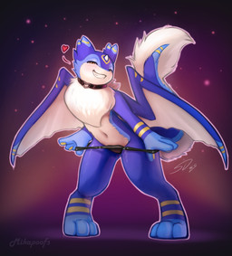 3_fingers 3_toes animal_genitalia anthro bedroom_eyes belly biped black_clothing black_panties black_underwear blue_arms blue_body blue_fur blue_markings blush bodily_fluids bottomless choker clothed clothing clothing_pull collar countershade_torso countershading digitigrade feet fingers fluffy fluffy_tail front_view fur furry_tail genitals gloves_(marking) head_markings heart_symbol horn jewelry leaning leaning_backward leg_markings looking_at_viewer male markings membrane_(anatomy) membranous_wings midriff motion_lines multi_ear multicolored_body multicolored_fur narrowed_eyes navel neck_tuft necklace nude panties panty_pull pawpads paws pointy_ears pose seductive simple_background slim smile socks_(marking) solo standing striped_markings stripes symbol tail tail_fluff tail_tuft tapering_tail teeth text thick_tail toes topless tuft two_tone_body two_tone_fur two_tone_tail two_tone_wings underwear underwear_pull undressing white_belly white_body white_fur white_horn wide_hips wings yellow_eyes yellow_markings yellow_pawpads yellow_stripes mikapoofs mythology mika_(mikapoofs) dragon furred_dragon furred_scalie mythological_creature mythological_scalie scalie english_text hi_res pinup