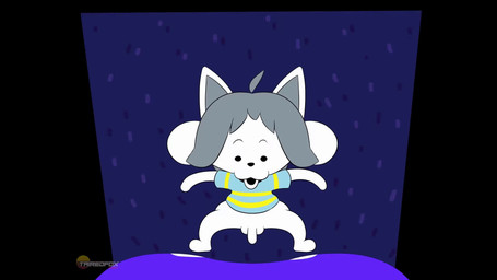 anthro balls balls_expansion belly big_balls big_belly big_breasts big_penis bodily_fluids breasts cum digestion duo expansion female genital_expansion genital_fluids genitals male male/female penis penis_expansion size_difference uvula vore weight_gain sound_warning tairedfox undertale undertale_(series) temmie_(undertale) toriel temmie_(species) 16:9 animated hi_res long_playtime sound video widescreen