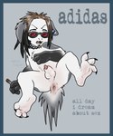 anthro anus blue_border border curling_toes dreadlocks drugs dwarfism eyewear facial_hair feet glamfur glasses jewelry male marijuana necklace paws puffy_anus shocked sideburns smoking solo_focus spread_toes sunglasses tail tail_anus teeth text toes tooth_gap morguepimp braille_(morguepimp) 5:6 english_text hi_res