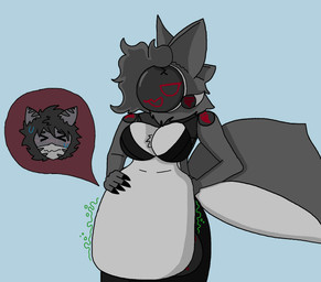anthro big_breasts breasts digestion digestion_implied digestion_noises dominant dominant_female duo female female_pred femboy_prey flustered hand_on_belly hand_on_hip machine male male/female male_prey submissive submissive_male tail thick_tail thick_thighs vore willing_pred willing_prey eviltoaster05 eviltoaster yuro_the_shark aquatic fish protogen shark hi_res