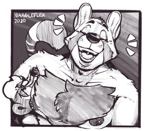 ambiguous_anthro ambiguous_gender anthro areola armpit_fetish armpit_sniffing barazoku barbell_piercing bodily_fluids body_hair border chest_hair duo eyebrows eyes_closed fur hair hairy head_tuft interspecies laugh male male/ambiguous male_anthro markings multicolored_body multicolored_fur muscular muscular_anthro muscular_male narrowed_eyes nipple_barbell nipple_piercing nipples open_mouth open_smile pecs piercing ring_(marking) ringed_tail smile sniffing striped_body striped_fur striped_markings striped_tail stripes tail tail_markings tears teeth text tongue tuft whisker_spots white_border nargleflex delta_(nargleflex) nargle nargle_(nargleflex) african_civet civet mammal mephitid skunk striped_skunk viverrid 2020 handwritten_text hi_res monochrome signature male_(lore)