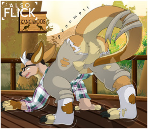 border male paws tail tail_burst transformation unaware_hypnosis white_border alsoflick piroshki burst kangaroo macropod mammal marsupial hi_res