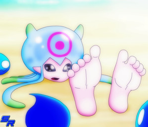 5_toes barefoot big_feet blue_body buried buried_in_sand day eye_contact feet female foot_fetish foot_focus group humanoid_feet looking_at_another male nervous pink_body plantigrade sand toes ryoosakuling bandai_namco digimon animal_humanoid aquatic aquatic_humanoid cnidarian cnidarian_humanoid digimon_(species) goo_creature humanoid jellyfish jellyfish_humanoid jellymon medusozoan medusozoan_humanoid 2021 digital_drawing_(artwork) digital_media_(artwork) hi_res