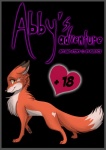 abby_(rukifox) age_restriction canid canine comic cover cover_art cover_page english_text female feral fluffy fluffy_tail fox heart_symbol mammal rukifox solo tail text yellow_eyes