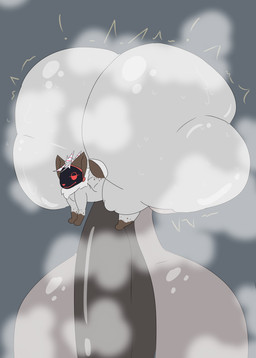 antlers balls big_balls big_butt big_penis bodily_fluids butt feral genitals horn huge_balls huge_butt huge_penis hyper hyper_balls hyper_butt hyper_genitalia hyper_penis machine male musk penis protogen_visor solo sweat sweatdrop sweaty_butt hollowedwood protogen absurd_res hi_res