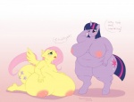 anthro anthrofied big_breasts breasts chubby cutie_mark duo equine female fluttershy_(mlp) friendship_is_magic horn horse huge_breasts mammal morbidly_obese my_little_pony nipples overweight pegasus pony revadiehard transformation twilight_sparkle_(mlp) unicorn wings
Rating: Explicit
Score: 8
User: ErosThanatos
Date: August 23, 2012