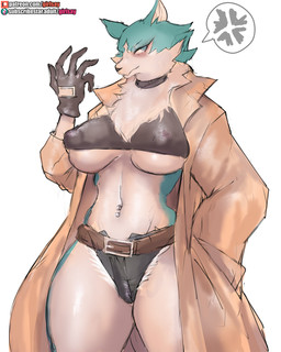 annoyed anthro big_breasts blue_body blue_eyes blue_fur blush bottomwear breasts camel_toe chest_tuft choker clothed clothing collar countershade_torso countershading crop_top cross-popping_vein crossgender curvy_figure female fur gloves handwear hotpants hourglass_figure jewelry looking_at_viewer midriff mtf_crossgender multicolored_body multicolored_fur navel necklace nipple_outline overcoat patreon_logo shirt shorts simple_background skimpy smile solo speech_bubble standing subscribestar_logo text thick_thighs topwear tuft two_tone_body two_tone_fur under_boob white_background white_body white_fur wide_hipped_anthro wide_hipped_female wide_hips girlsay brand_new_animal patreon studio_trigger subscribestar shirou_ogami canid canine canis mammal wolf 2021 4:5 digital_media_(artwork) hi_res url
