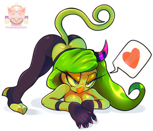 1_horn ass_up black_body black_horn blue_eyes breasts butt colored_nails eyelashes feet female front_view green_body green_hair hair heart_symbol horn jack-o'_pose lips long_hair nails orange_lipstick pink_horn pink_nails pose simple_background solo striped_horn stripes thick_lips thick_thighs white_background wide_hips yellow_sclera cosmicpussycat sega sonic_the_hedgehog_(series) the_deadly_six zeena horned_humanoid humanoid zeti absurd_res hi_res