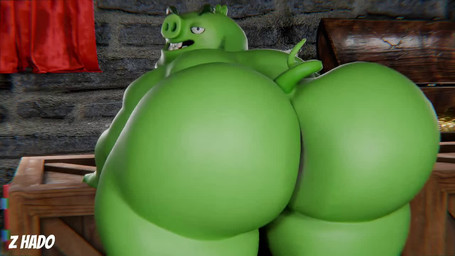 anthro anus barely_visible_anus beard bent_over bent_over_crate big_butt box butt container crate facial_hair green_body grin grinning_at_viewer huge_butt looking_at_viewer looking_back looking_back_at_viewer male nude nude_anthro nude_male overweight overweight_anthro overweight_male presenting presenting_hindquarters smile smiling_at_viewer solo tail teeth three-quarter_view twerking z_hado angry_birds rovio_entertainment sega the_angry_birds_movie king_leonard_mudbeard domestic_pig mammal pig_(angry_birds) suid suine sus_(pig) 16:9 3d_(artwork) 3d_animation animated digital_media_(artwork) high_framerate loop no_sound short_playtime video widescreen