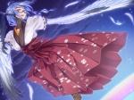 4:3 asian_clothing avian clothing east_asian_clothing european_mythology eyewear feathered_wings feathers female glasses greek_mythology hair harpy humanoid japanese_clothing kimono monster_girl_(genre) mythological_avian mythological_creature mythology sei_monmusu_gakuen solo teacher vanadis winged_humanoid wings