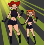 2024 5_fingers age_difference alternate_costume anthro bent_arm big_breasts biped boots bottomwear braces breast_size_difference breasts clothed clothed_anthro clothed_female clothing color_edit colored crop_top curled_hair curved_eyebrows dancing dark_boots dark_bottomwear dark_clothing dark_crop_top dark_footwear dark_gloves dark_handwear dark_shirt dark_shorts dark_topwear daughter_(lore) digital_drawing_(artwork) digital_media_(artwork) disney duo ear_piercing ear_ring ear_stud extended_arm eyebrows eyelashes eyes_closed felid female fingers footwear front_view fully_clothed fully_clothed_anthro fully_clothed_female gloves goof_troop hair handwear happy hi_res humanoid_hands larger_female long_hair mammal mature_anthro mature_female midriff mother_(lore) mother_and_child_(lore) mother_and_daughter_(lore) navel older_female parent_(lore) parent_and_child_(lore) parent_and_daughter_(lore) peg_pete piercing pigtails pistol_pete plantigrade powerline_backup_dancer prick_ears red_hair redout ring_piercing shirt short_hair shorts size_difference smaller_female smile smiling_at_viewer standing straight_legs sweater thick_thighs third-party_edit topwear turtleneck white_body white_skin young young_anthro young_female younger_female