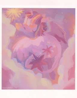 cloud eyewear female feral flying glasses horn sky solo star starry_sky wings tearyeyedanimal friendship_is_magic hasbro my_little_pony mythology twilight_sparkle_(mlp) equid equine mammal mythological_creature mythological_equine winged_unicorn hi_res