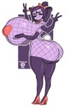 big_breasts big_butt breasts butt clothing female fishnet_clothing footwear high_heels holding_breast huge_breasts huge_butt huge_hips hyper hyper_breasts looking_at_viewer multi_arm multi_eye multi_limb pasties shoes solo thick_thighs wide_hips onae_ane undertale undertale_(series) muffet animal_humanoid arachnid arachnid_humanoid arthropod arthropod_humanoid humanoid spider spider_humanoid 2:3 hi_res