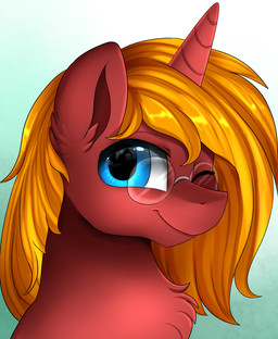 blue_eyes eyewear feral glasses horn pince-nez round_glasses solo pridark hasbro my_little_pony mythology equid equine mammal mythological_creature mythological_equine unicorn hi_res source_request