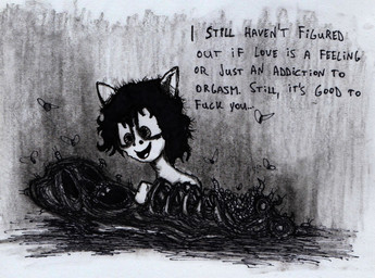 anthro bilemirth bone corpse death ink love male necrophilia rotting sex skeleton solo unhappy893 hasbro my_little_pony fan_character arthropod equid equine fly_(animal) horse insect larva maggot mammal pony comic hi_res shaded shaded_line_art sketch traditional_media_(artwork)