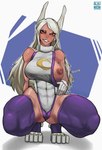 areola big_breasts breasts butt clothed clothing female hair legwear long_hair looking_at_viewer muscular muscular_female nipples nude one_breast_out open_mouth smile solo white_hair albinion my_hero_academia rumi_usagiyama animal_humanoid human humanoid lagomorph lagomorph_humanoid leporid_humanoid mammal mammal_humanoid quirked_human_(my_hero_academia) rabbit_humanoid absurd_res digital_media_(artwork) hi_res