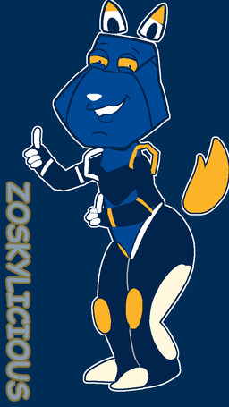 ambiguous_gender anthro blue_body female fire flaming_tail gesture hand_gesture humor looking_at_viewer machine male mascot meme_face parody simple_background smile solo tail teeth text thumbs_up toony white_nose yellow_eyes zoskylicious e621 family_guy esix glenn_quagmire android domestic_cat felid feline felis mammal robot 9:16 artist_name digital_media_(artwork) hi_res meme