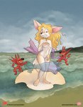 2023 3_toes 4_toes 5_fingers ambiguous_gender anthro beach birth_of_venus black_nose blonde_hair blush breasts brown_eyes canid canine classical_elements collar collar_only conditional_dnp day detailed_background dipstick_tail embarrassed eyebrows eyelashes eyewear eyewear_only feet female fennec_fox fingers flying fox fur genitals group hair hi_res humanoid_genitalia humanoid_pussy imp inspired_by_formal_art jonas long_hair mammal markings multicolored_body multicolored_fur navel nude outside penny_fenmore petals public public_exposure public_nudity pussy red_body seashell seaside shell sky smile spade_tail standing sunglasses sunglasses_only tail tail_markings tan_body tan_fur team_penny text toes translucent trio true_fox two_tone_body two_tone_fur url water wave white_body white_fur wings