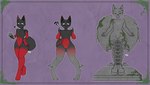 anthro femboy fur grey_body grey_fur high_boots inanimate_transformation male petrification red_body red_fur sculpture solo statue statue_transformation statuefication transformation transformation_sequence crizostar canid canine canis mammal wolf hi_res