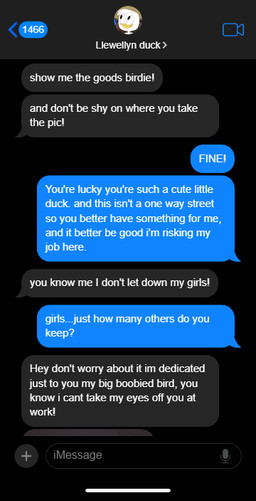 sexting text texting texting_ui white_text young zero_pictured drockdraw disney ducktales ducktales_(2017) imessage louie_duck 2025 english_text