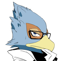anthro avian bird blue_eyes blue_feathers clothing eyewear falco_lombardi feathers glasses jacket low_res male nintendo simple_background solo star_fox unknown_artist video_games

Rating: Safe
Score: 14
User: Cαnε751
Date: June 14, 2015
