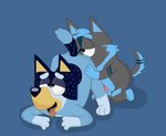 anal genitals oral penis rimming rimming_male sex bluey_(series) bandit_heeler tagme