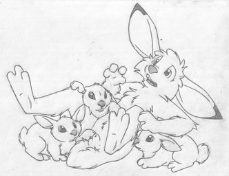 animal_genitalia anthro anthro_on_feral balls bestiality buckteeth feet feral forced fully_sheathed genitals group larger_male legs_up male male/male male_on_feral nervous nude open_mouth pushing reclining sheath size_difference smaller_male teeth young young_anthro young_male mizzyam jake_cottontail lagomorph leporid mammal rabbit graphite_(artwork) greyscale hi_res monochrome traditional_media_(artwork)