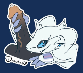 anthro big_penis bodily_fluids erection female genital_fluids genitals hair handjob humanoid_genitalia looking_at_viewer masturbation open_mouth penile penis precum sex smile solo stroking_penis drasha69 nintendo pokemon generation_5_pokemon legendary_pokemon pokemon_(species) reshiram animated digital_media_(artwork) loop