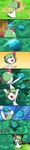 ambiguous_gender clenched_teeth food forest fruit hair hair_over_eyes happy musical_note musical_symbol open_mouth plant pseudo_hair solo symbol teeth tree mgx0 nintendo pokemon yuno_(gardevoir) generation_3_pokemon humanoid pokemon_(species) ralts absurd_res comic hi_res long_image tall_image female_(lore)