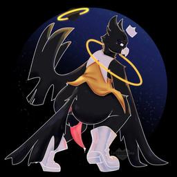 animal_genitalia animal_penis anthro balls beak black_body black_feathers blush bodily_fluids bottomless clothed clothing crouching crown erection feathers footwear genital_fluids genitals headgear looking_at_viewer male penis shoes simple_background smile solo tail topwear wings caffeinekobold voices_of_the_void stolas_(voices_of_the_void) avian bird mammal owl owl_demon 1:1 digital_media_(artwork) hi_res